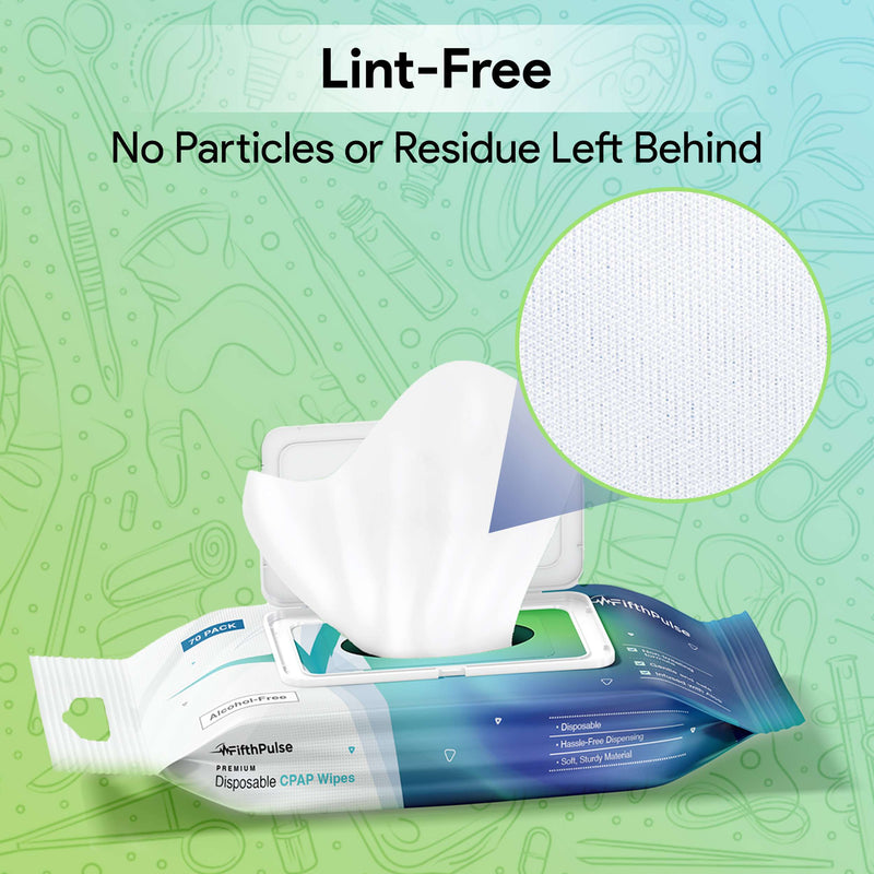FifthPulse CPAP Mask Wipes - Disposable and Unscented CPAP Wipes