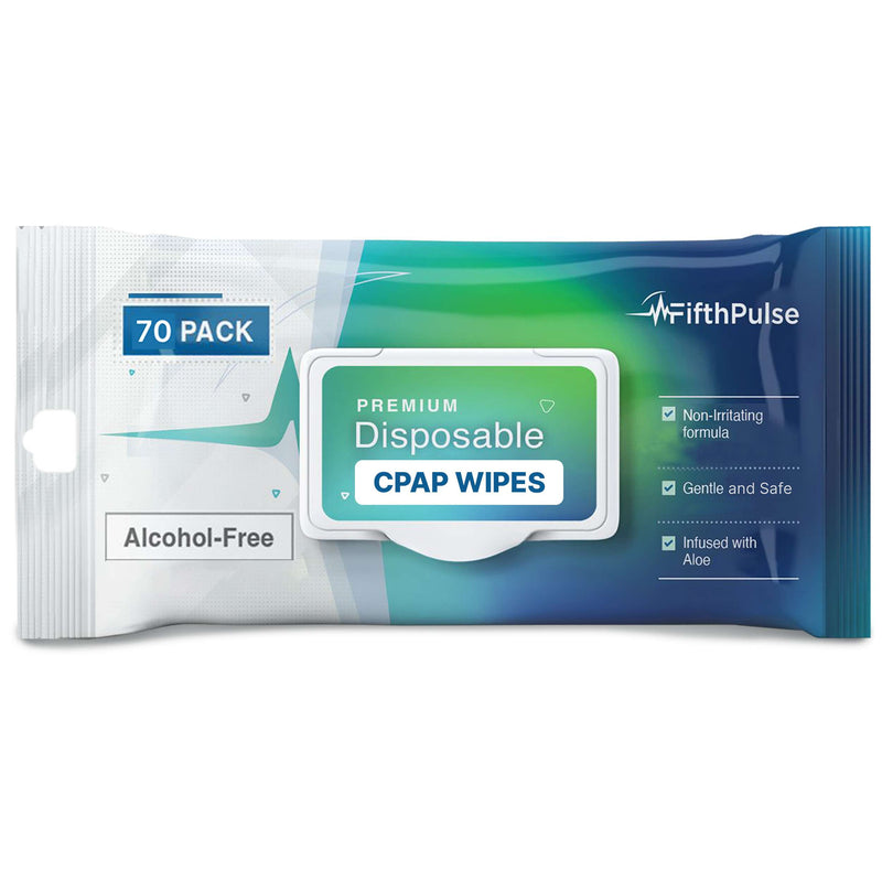 FifthPulse CPAP Mask Wipes - Disposable and Unscented CPAP Wipes