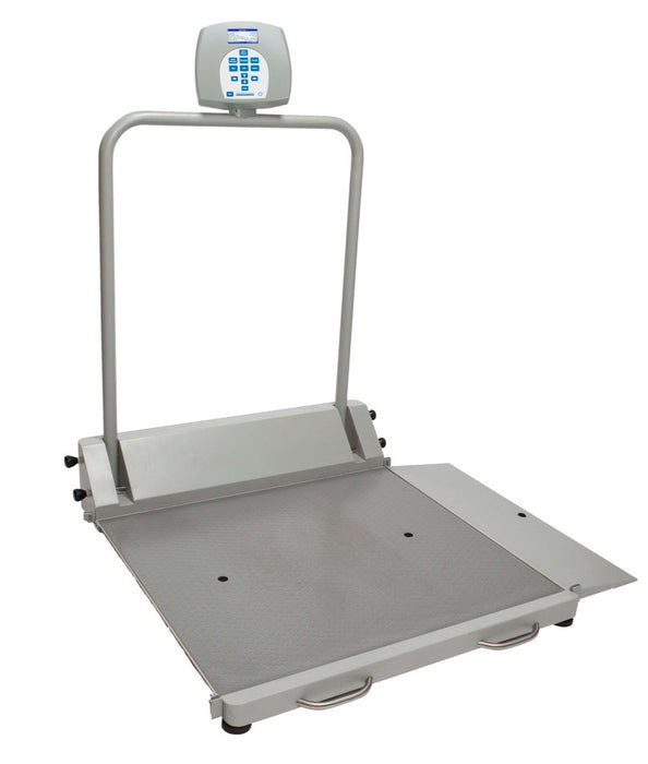 Digital Wheelchair Ramp Scale with Folding Ramp