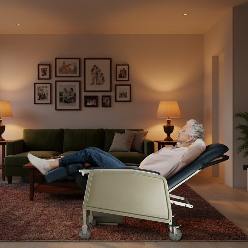 3 Position Geri Chair Recliner with Meal Tray