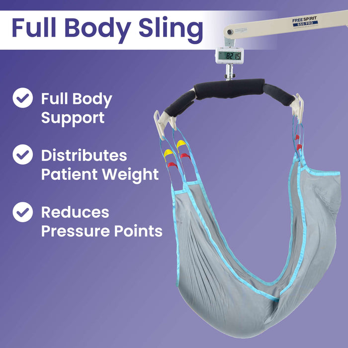 Bariatric Full Body Patient Lift Sling Universal Compatibility