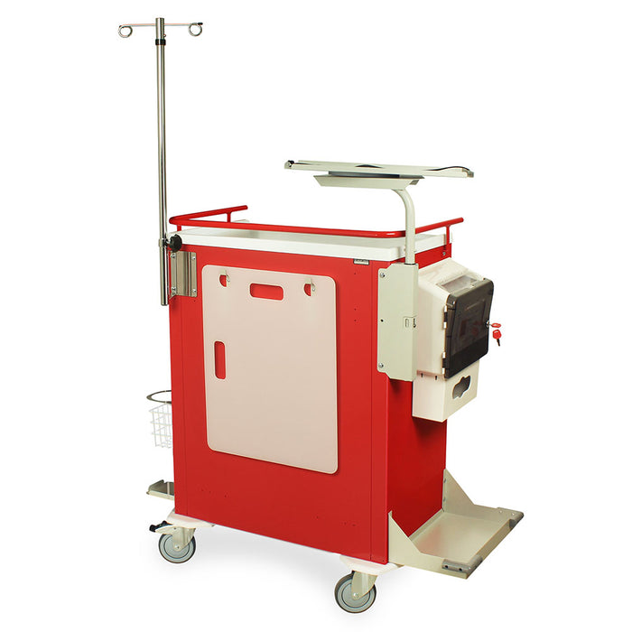 M-Series Tall Emergency Crash Cart with MD30-EMG3 Super Stat Package