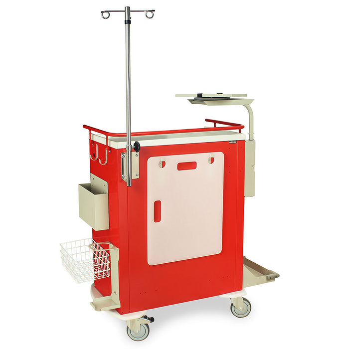 M-Series Tall Emergency Crash Cart with MD30-EMG3 Super Stat Package