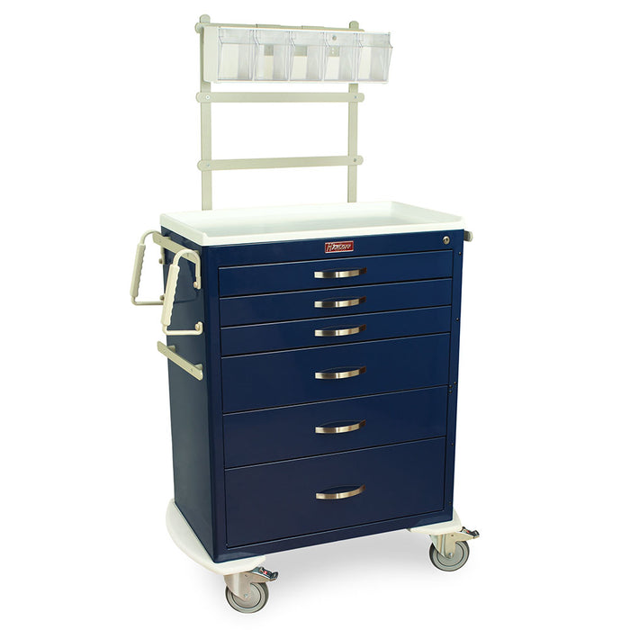 M-Series Tall Anesthesia Cart with MD30-ANS Package & 6 Drawers