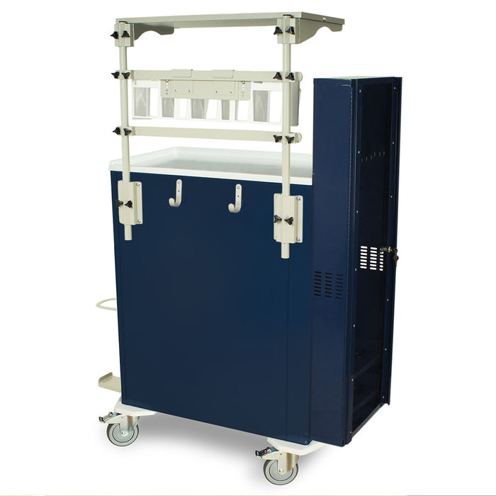 M-Series Tall Treatment Crash Cart with Difficult Airway Package & 6 Drawers