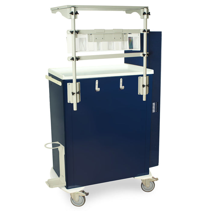 M-Series Tall Treatment Crash Cart with Difficult Airway Package & 6 Drawers