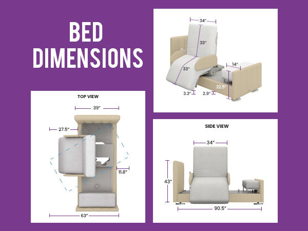 Rotating Hospital Bed, Full Electric Sit To Stand Lift Medical Bed