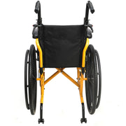 Yellow back Pediatric Manual Wheelchairs By SMILEZ