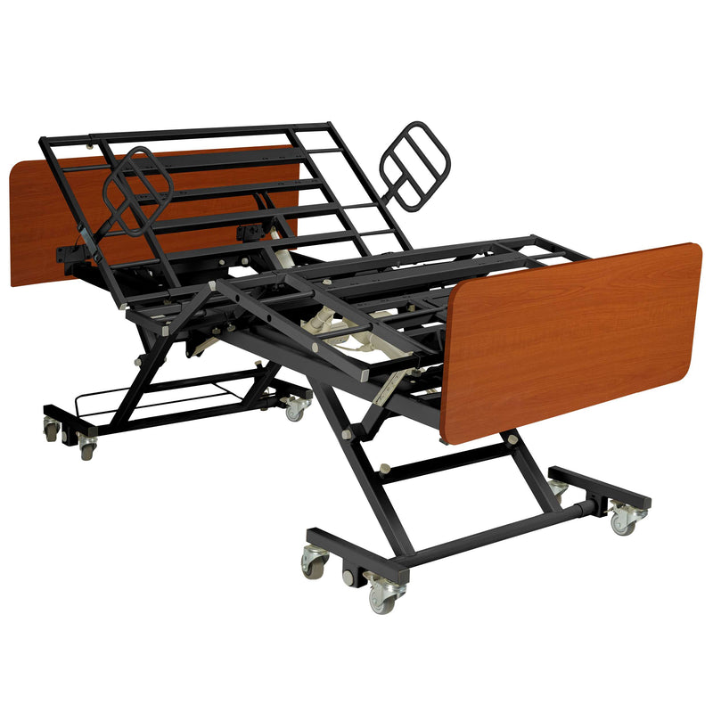 Bariatric Electric Hospital Bed Ultra Low Expandable Width and Height