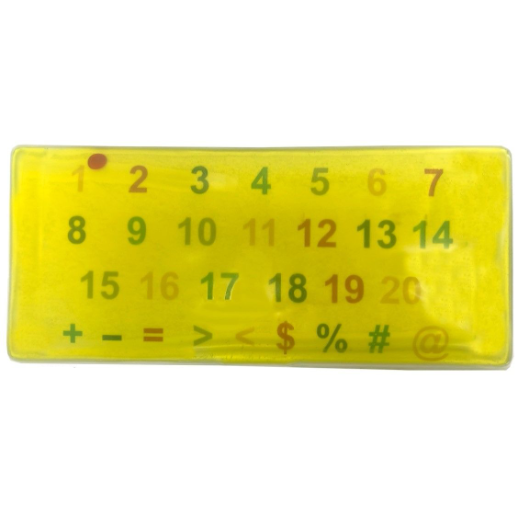 Letter and Number Gel Pad