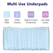Air Permeable Disposable Chucks Underpads Maximum Absorbance 23" x 36" ProHeal
