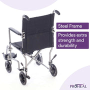 Astra Transport Chair 250lb Wt-Cap - 19" - ProHeal