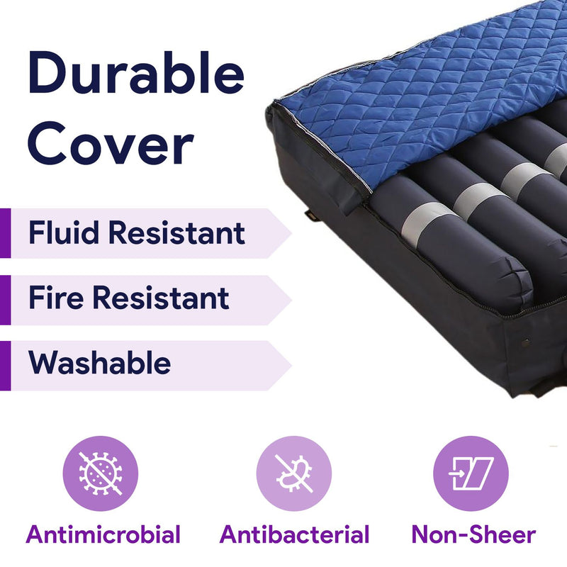 Low Air Loss Alternating Pressure Overlay - Mattress Sore Pressure Pad