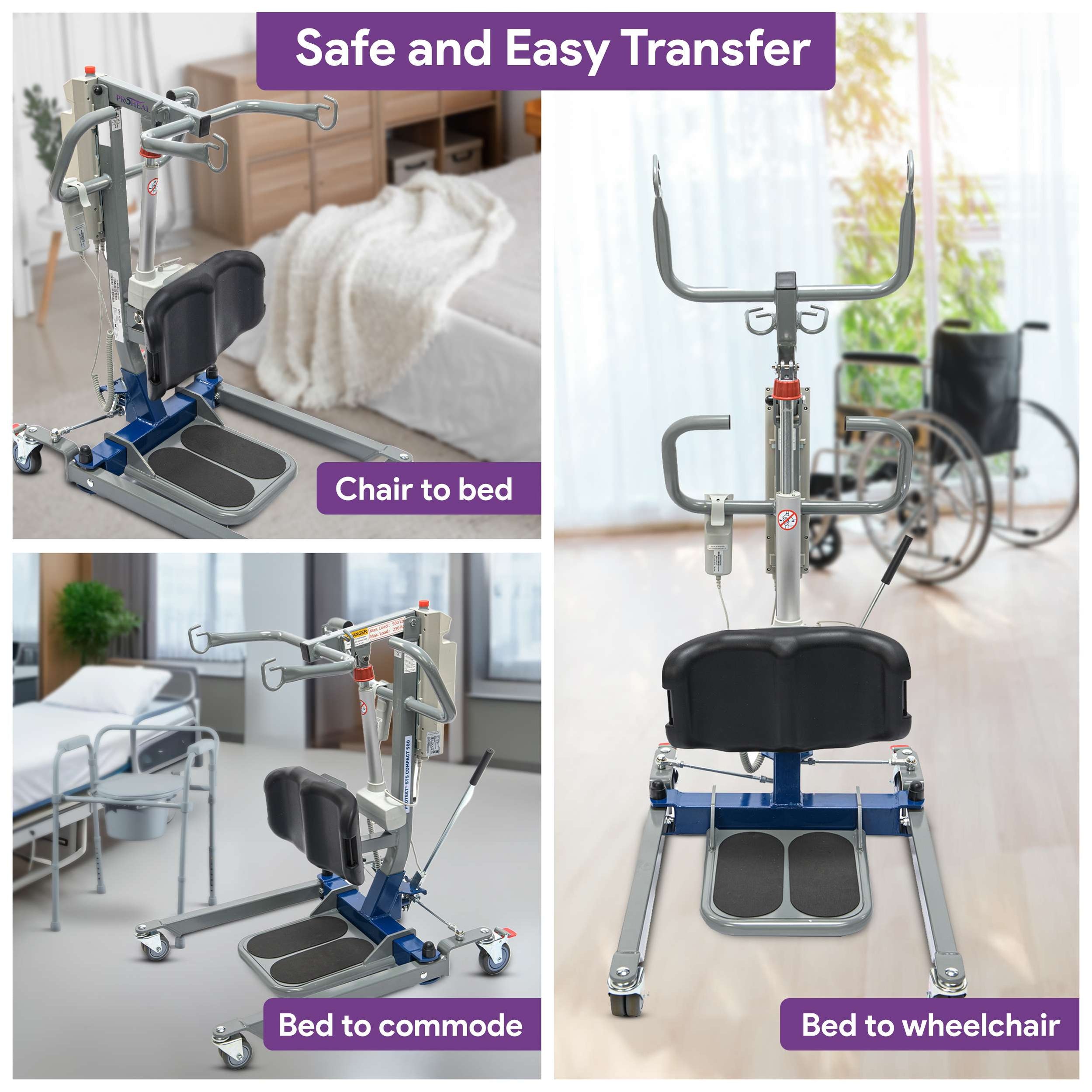 Compact Sit to Stand Lift - 500 lb Weight Capacity — ProHeal-Products