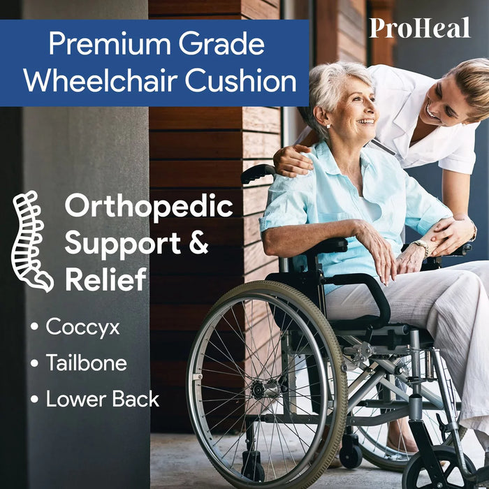 Bariatric Foam Wedge Wheelchair Seat Cushion ProHeal