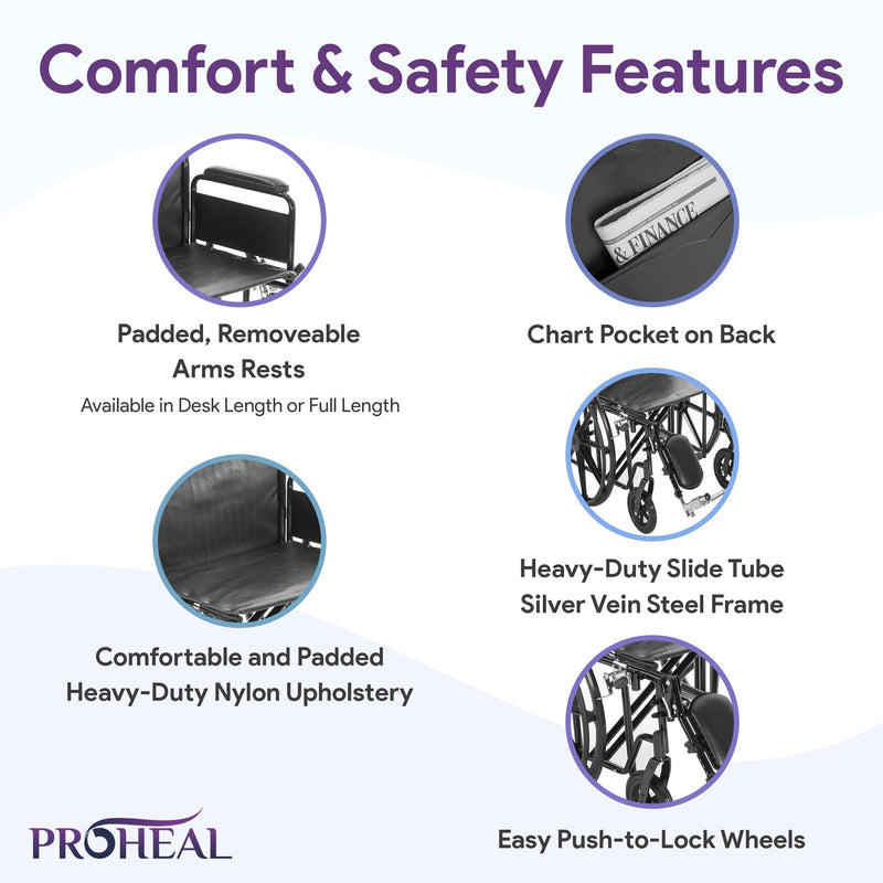 Bariatric Titus Wheelchair - ProHeal-Products
