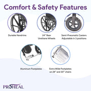 Bariatric Titus Wheelchair - ProHeal-Products