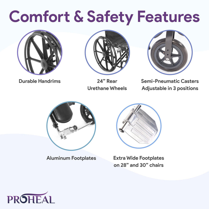 Bariatric Titus Wheelchair - ProHeal-Products