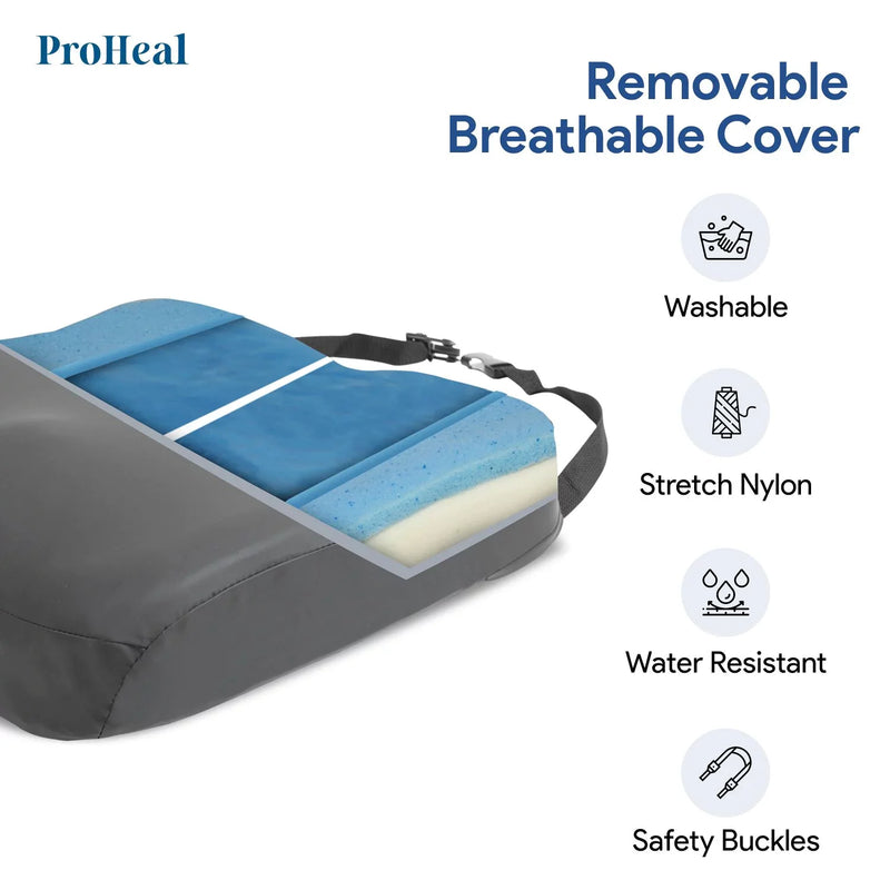Replacement Cover for ProHeal Bariatric Wheelchair Seat Cushion