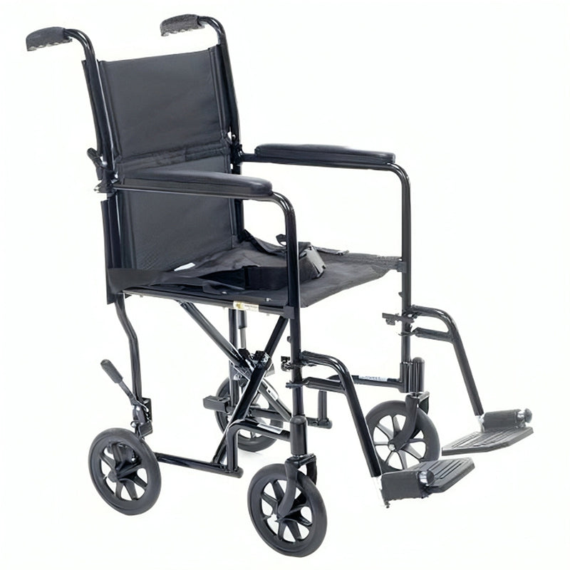 Steel Transport Wheelchair - 19"