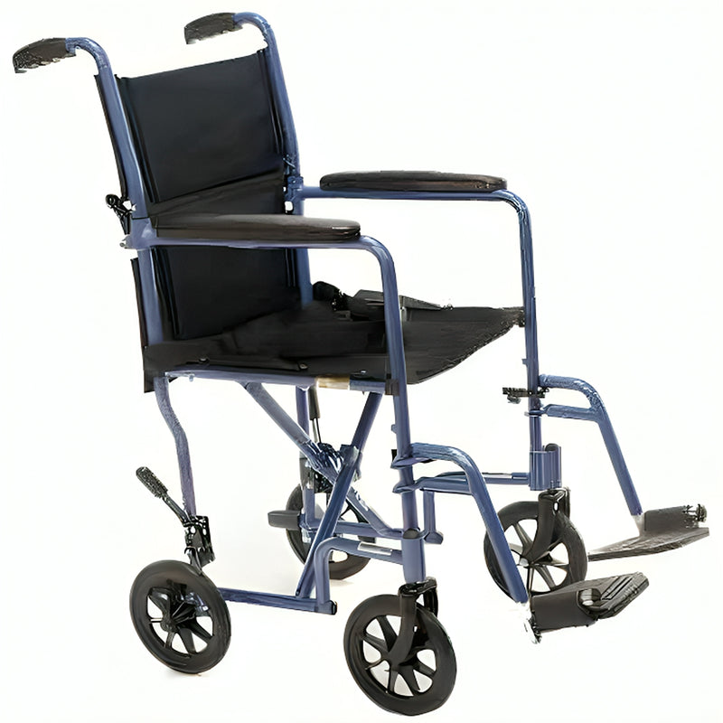 Steel Transport Wheelchair - 19"