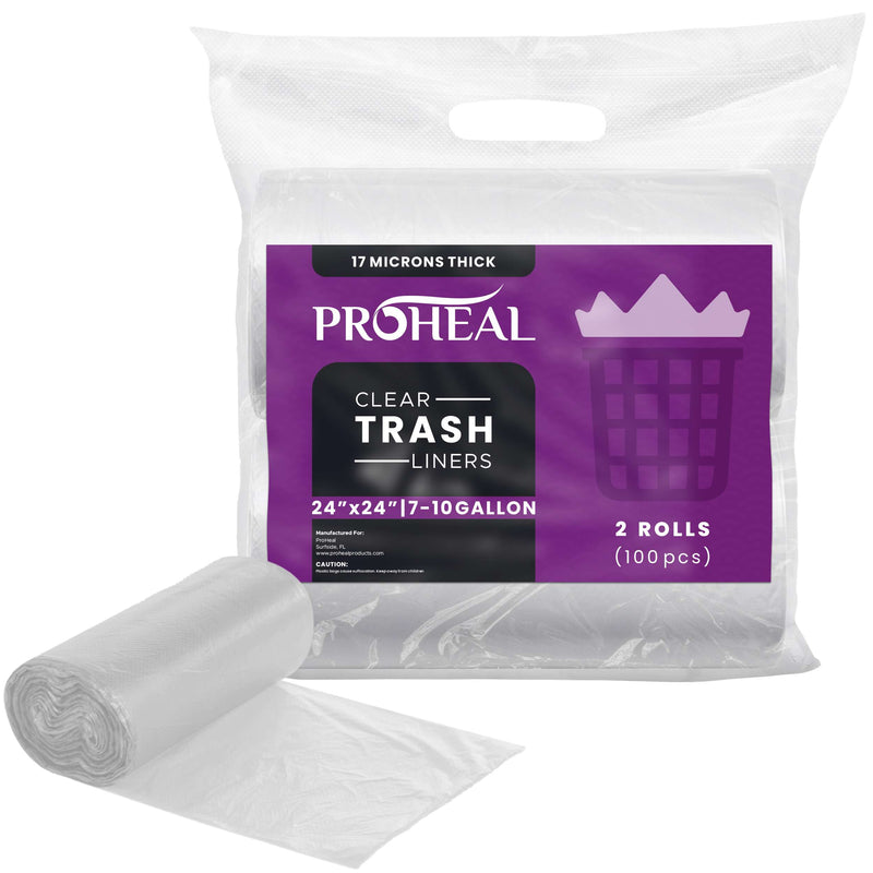 Small-Medium Trash Liners - 7-10 Gallon, 100 Count - 17 Micron