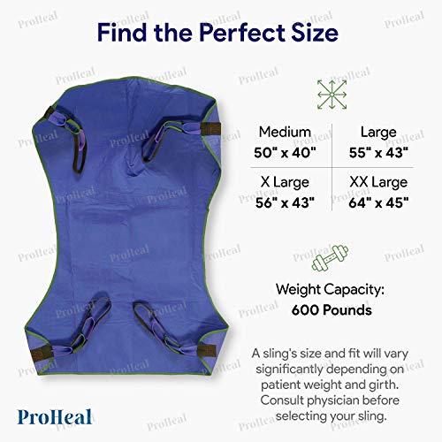 ProHeal Universal Full Body Lift Sling Solid Fabric Polyester - Medium - ProHeal-Products