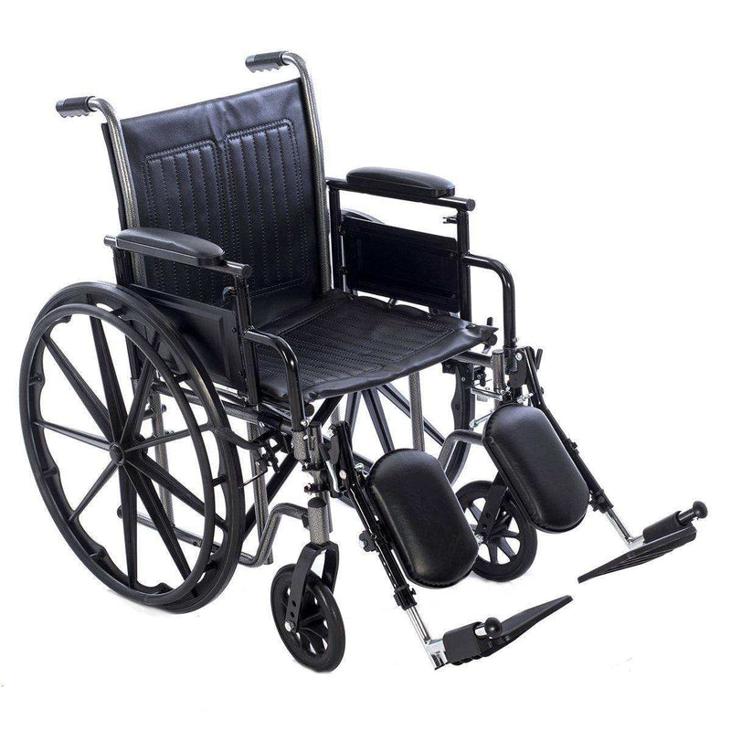 K2 Wheelchair with Anti-Tippers, Seatbelt and Cushion