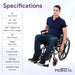 Chariot III K3 Series Wheelchair with Advanced Elevating Legrests for Enhanced Comfort - ProHeal-Products