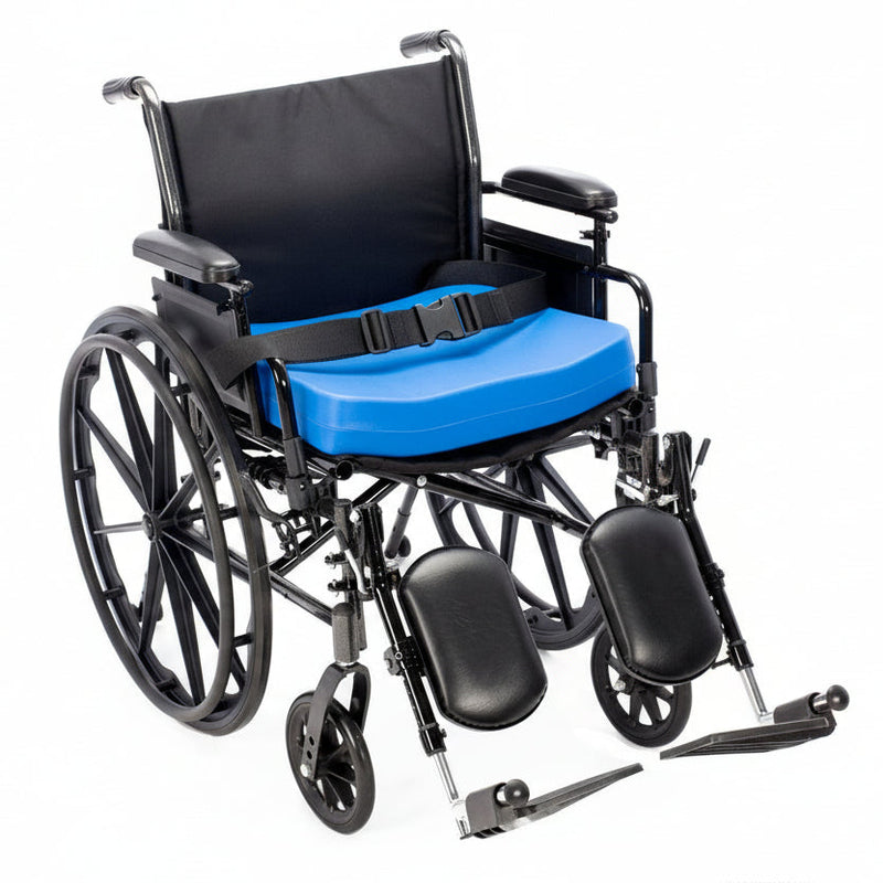 K2 Wheelchair with Anti-Tippers, Seatbelt and Cushion