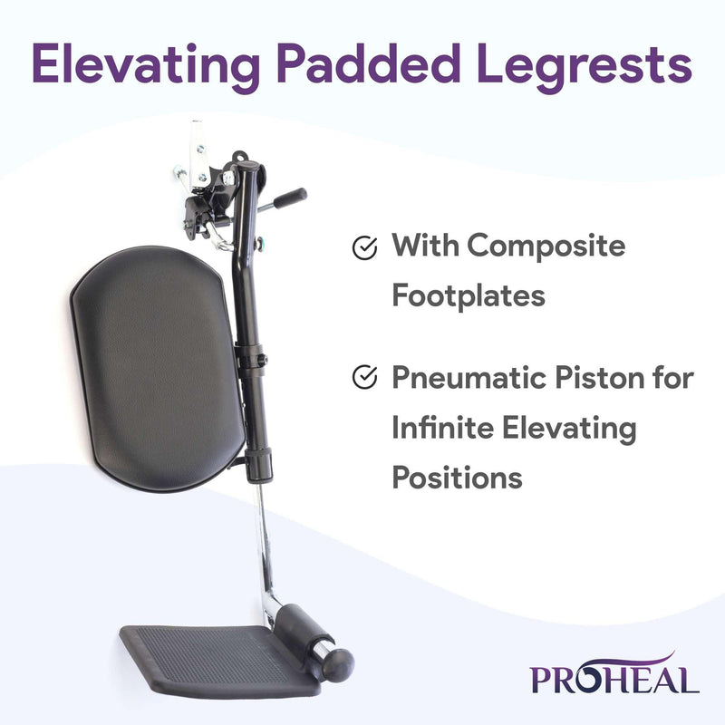 Chariot III K3 Series Wheelchair with Advanced Elevating Legrests for Enhanced Comfort - ProHeal-Products