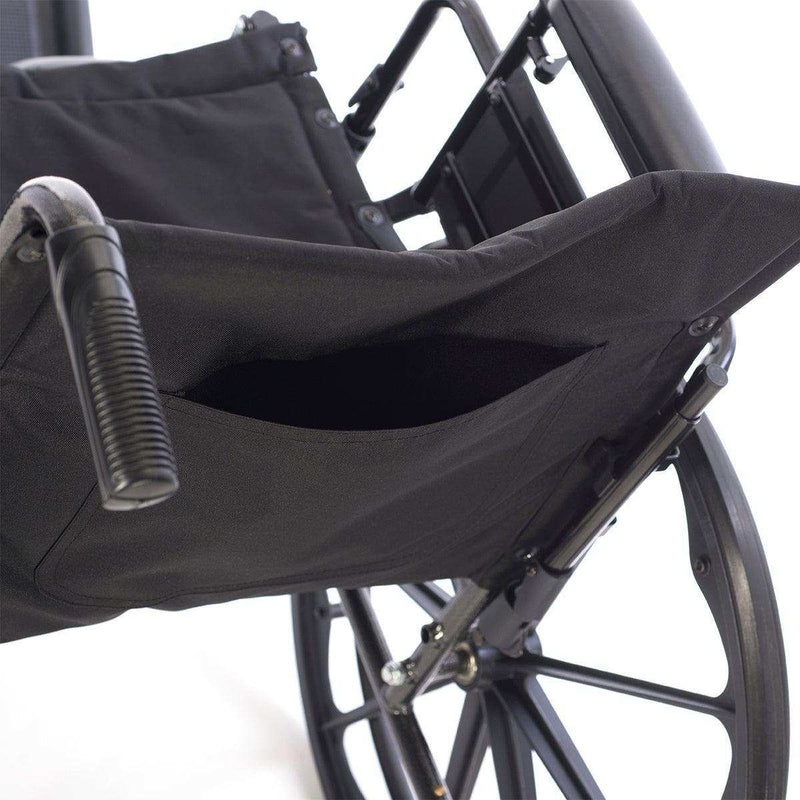 K3 Wheelchair, Detachable Full Arms, Elevating Leg Rests, 18 Seat with Anti-Tippers, Seatbelt and Cushion