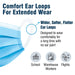 Comfort Earloops Mask 50 Pack - Blue WeCare