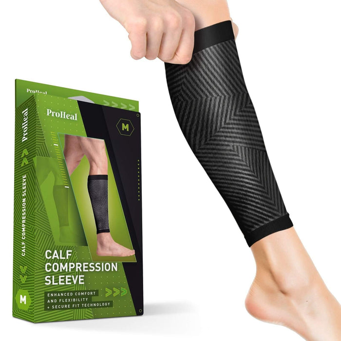 Vein Care Polyester Compression Calf Wrap for Muscle Support Knee