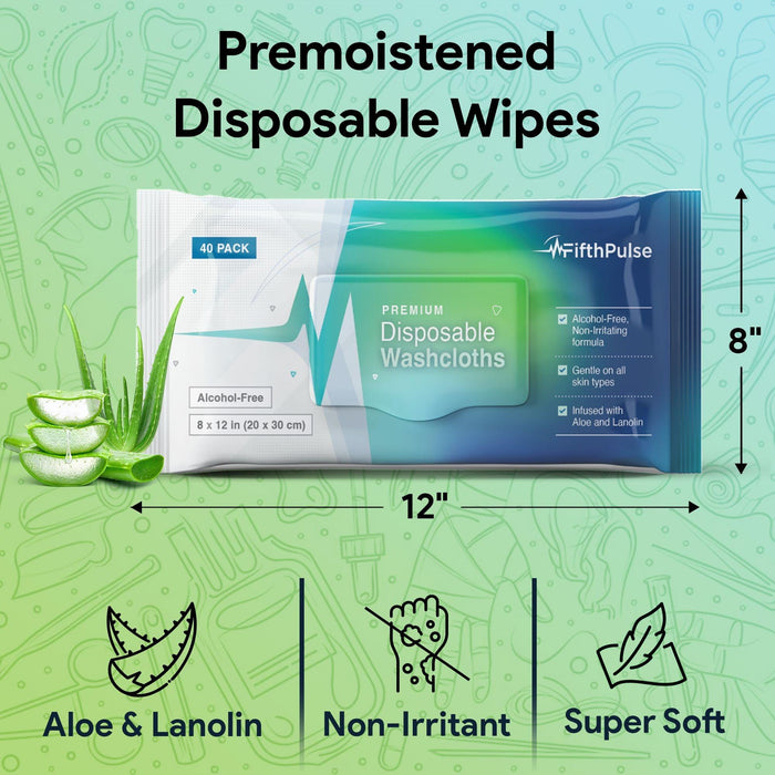 Disposable Body Wipes For Adults 80 Pack - ProHeal-Products
