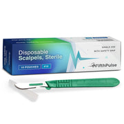 Disposable Surgical Scalpel Knife - 10 Individual Sterile Scalpel Blades - ProHeal-Products