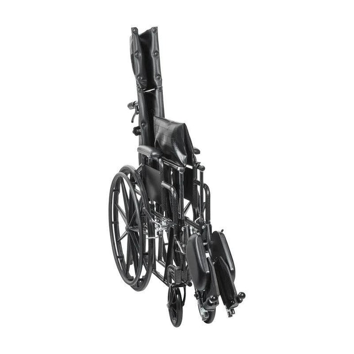 Sentra Reclining Wheelchair, Detachable Desk Arms, 22" Seat