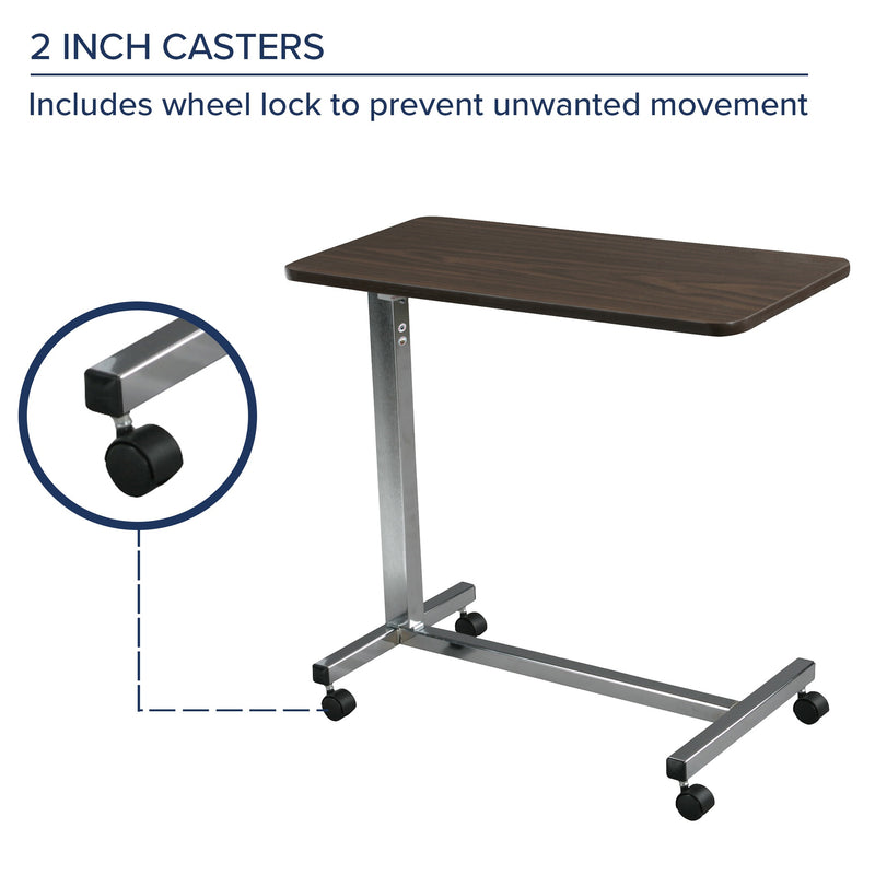 Non Tilt Top Overbed Table