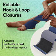 Elastic Compression Bandage Medical Wrap - Burgundy and Navy - ProHeal-Products