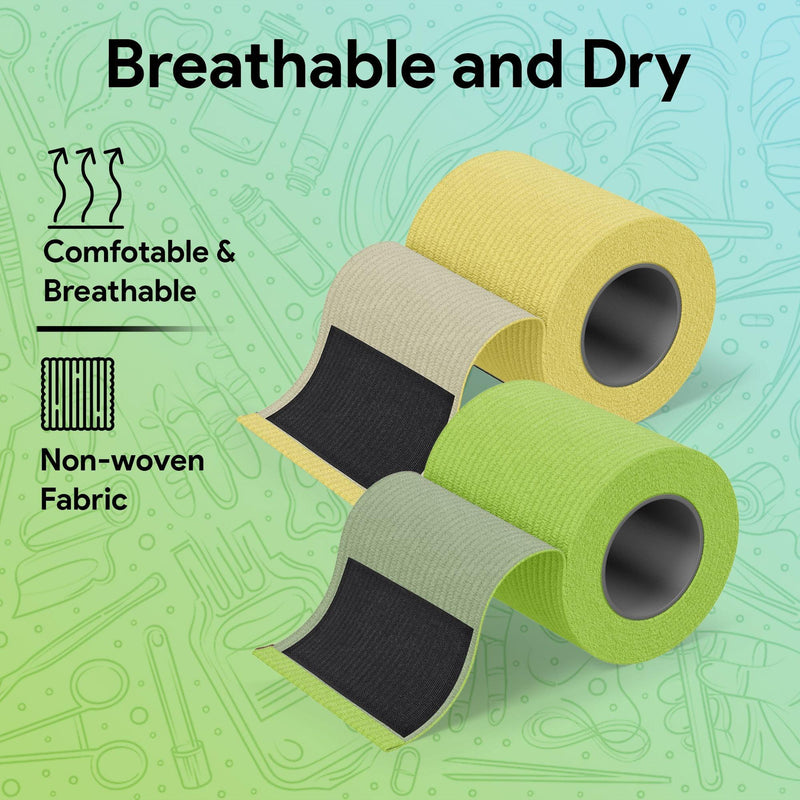 Elastic Compression Bandage Medical Wrap - Yellow and Green - ProHeal-Products