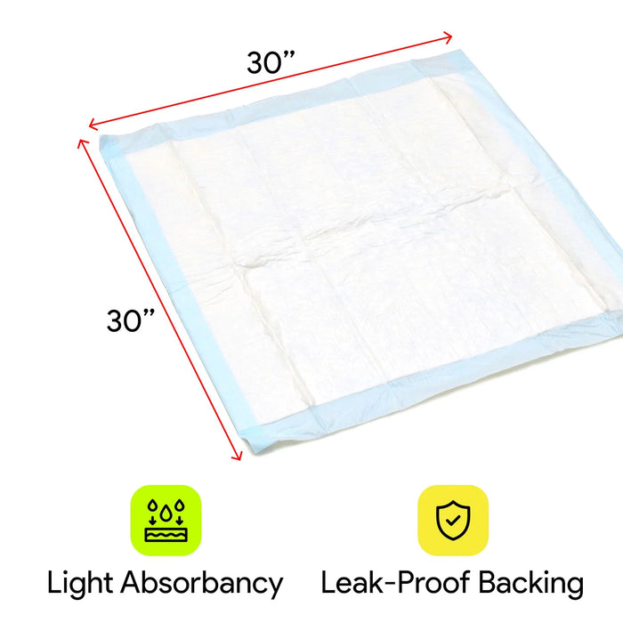 Extra Fluff Oder Neutralizing Underpad 30" x 30" Light Absorbancy ProHeal