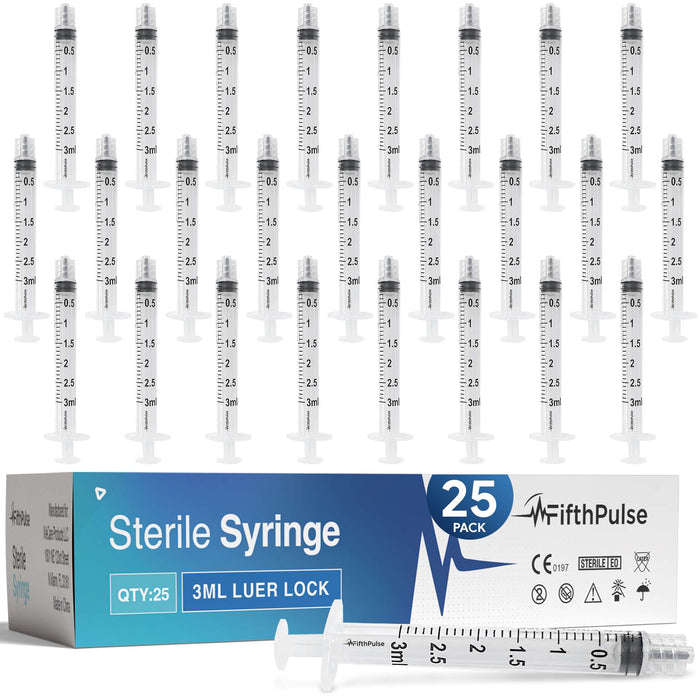 Disposable Luer Lock Syringes without Needle