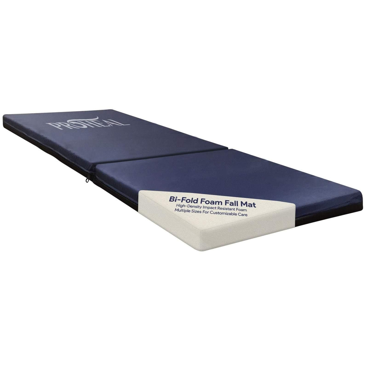 Bi-Fold Folding Exercise Mat - Black