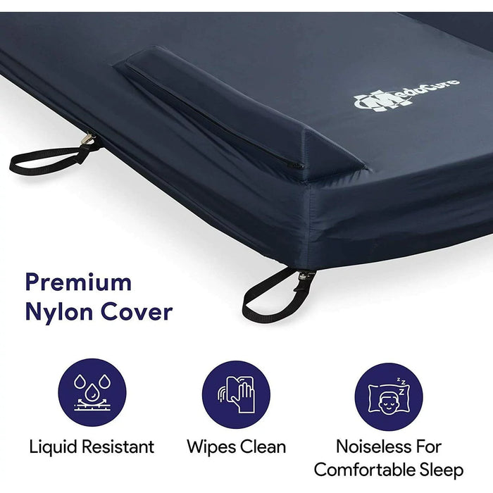 Fall Prevention Foam Bolster Mattress Cover with Defined Perimeter - ProHeal-Products