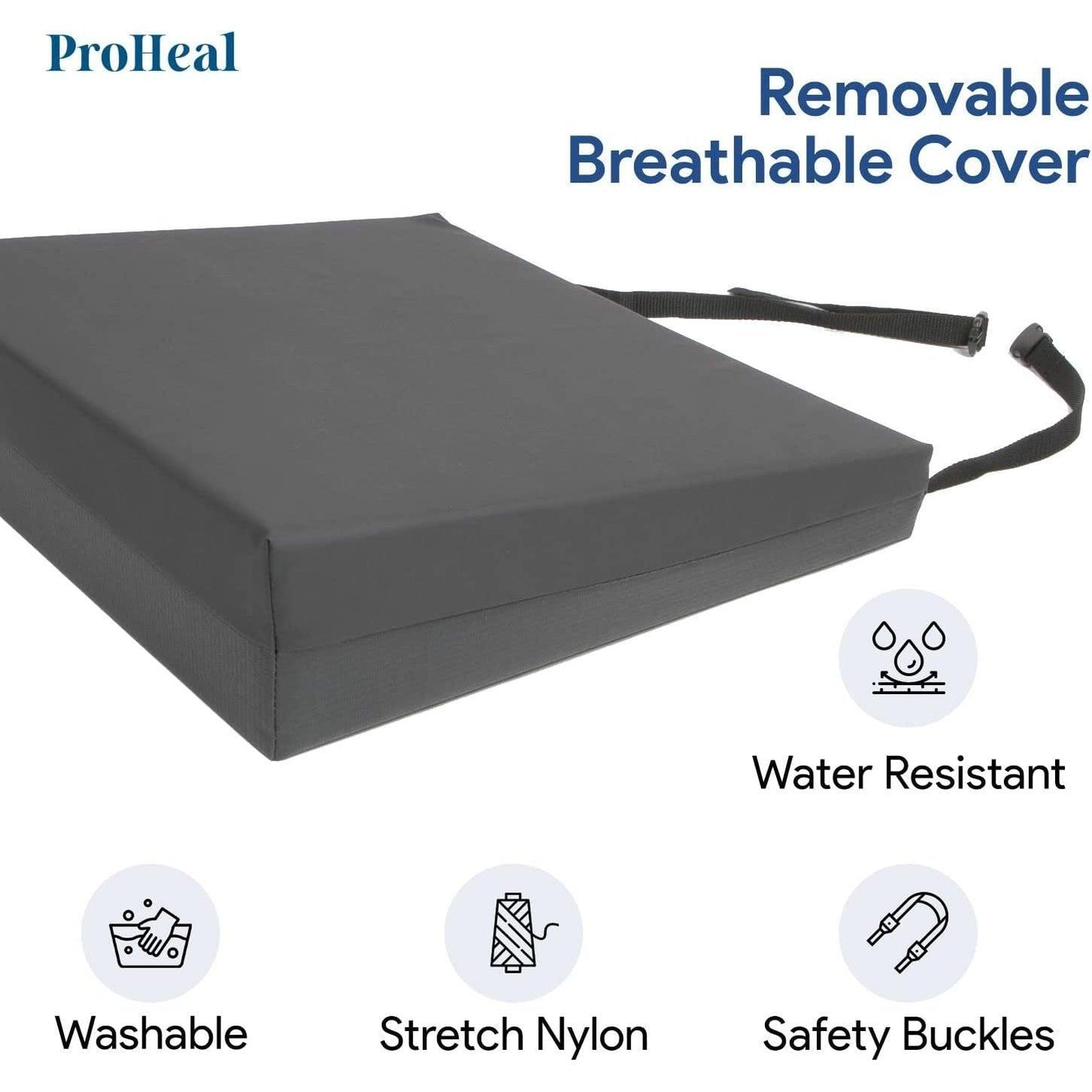 ProHeal Foam Wedge Wheelchair Cushion — ProHealProducts