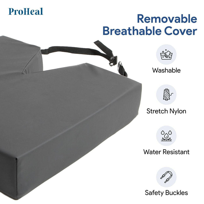 Foam Wheelchair Cushion w/ Coccyx Cutout - ProHeal-Products