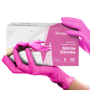 Fuchsia Disposable Nitrile Gloves FifthPulse