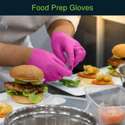 Fuchsia Disposable Nitrile Gloves FifthPulse