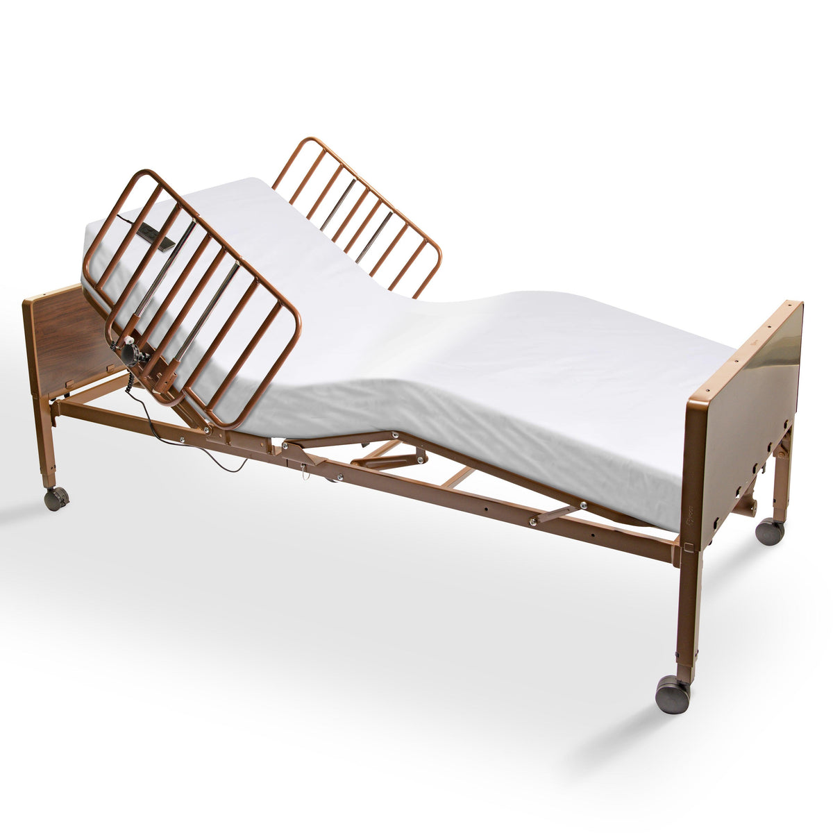 full electric hospital bed features adjustable height elderly
