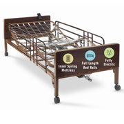 Full Electric Hospital Bed w/ Mattress & Rail Options Medacure